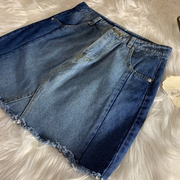 ALTAR’D STATE JEAN SKIRT - Picture 2 of 6